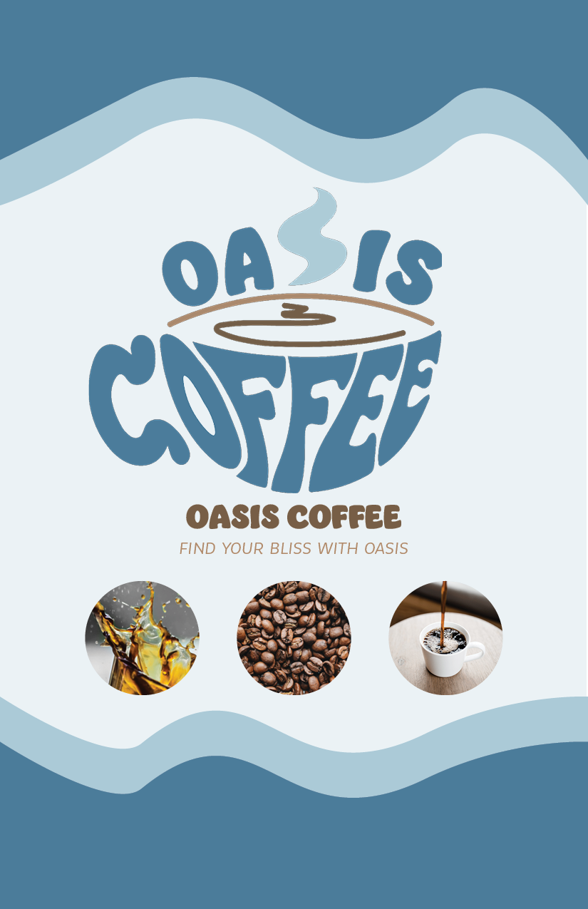 Page from the Oasis Coffee promotional booklet