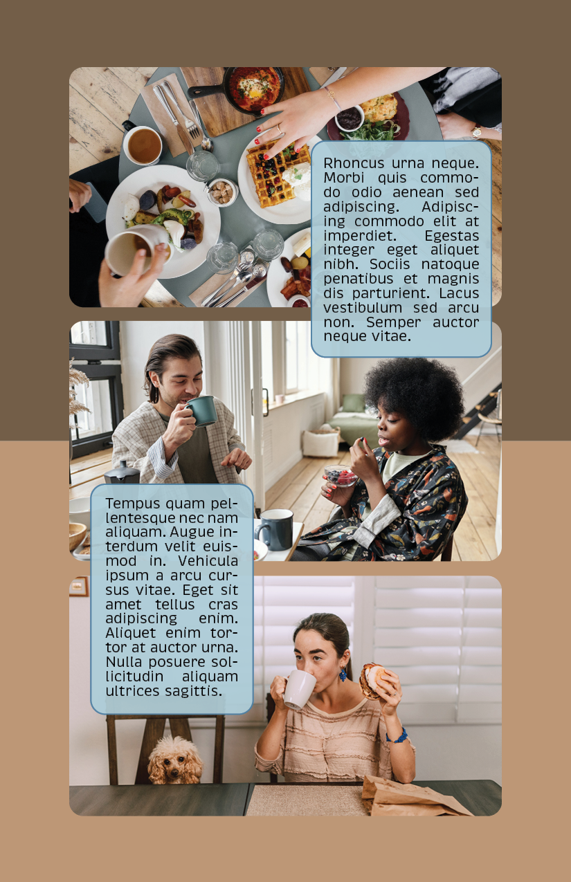 Page from the Oasis Coffee promotional booklet